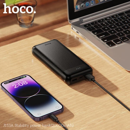 HOCO 20000mAh Power Bank – 22.5W Fast Charging | Dual Output & PD 20W Portable Charger