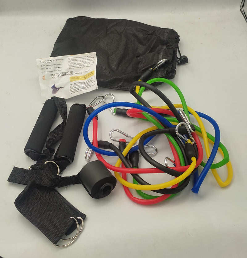Premium Resistance Bands Set – Full Body Home Workout Kit (10–110lbs)
