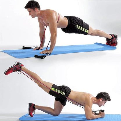 Premium Resistance Bands Set – Full Body Home Workout Kit (10–110lbs)