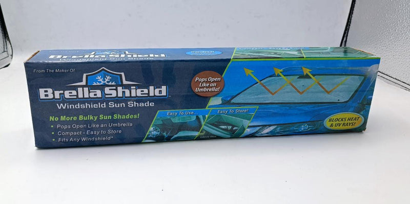 Brell Shield Car Sun Shade – Foldable Windshield Sun Shade | UV Protection & Heat Blocker for Cars