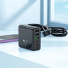HOCO GaN 75W Six-Port Fast Charger – USB-C + USB-A Multi Device Charging Hub
