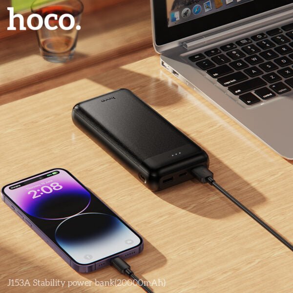 HOCO 20000mAh Power Bank – 22.5W Fast Charging | Dual Output & PD 20W Portable Charger