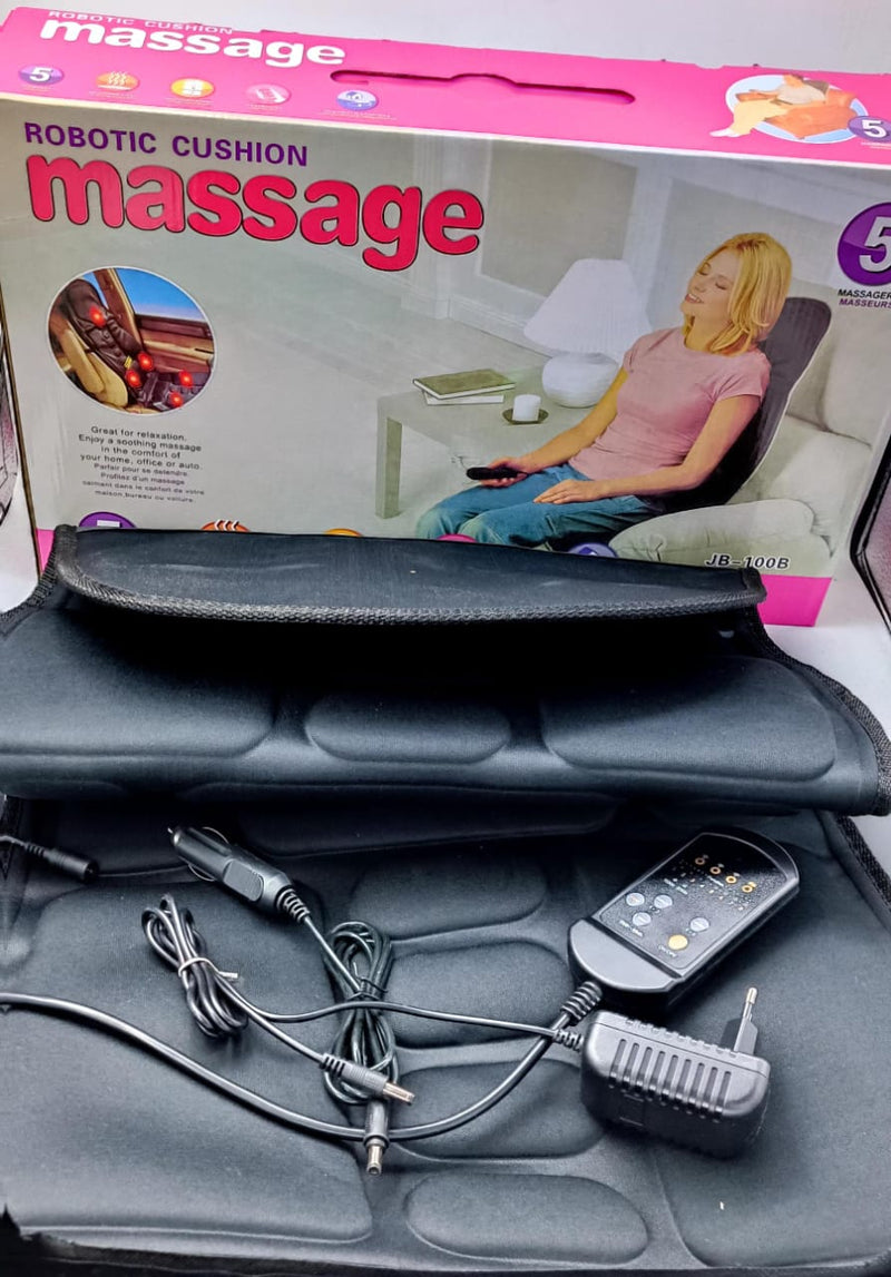 Full Body Seat Massage Topper with Heat – Home & Car Relaxation Cushion