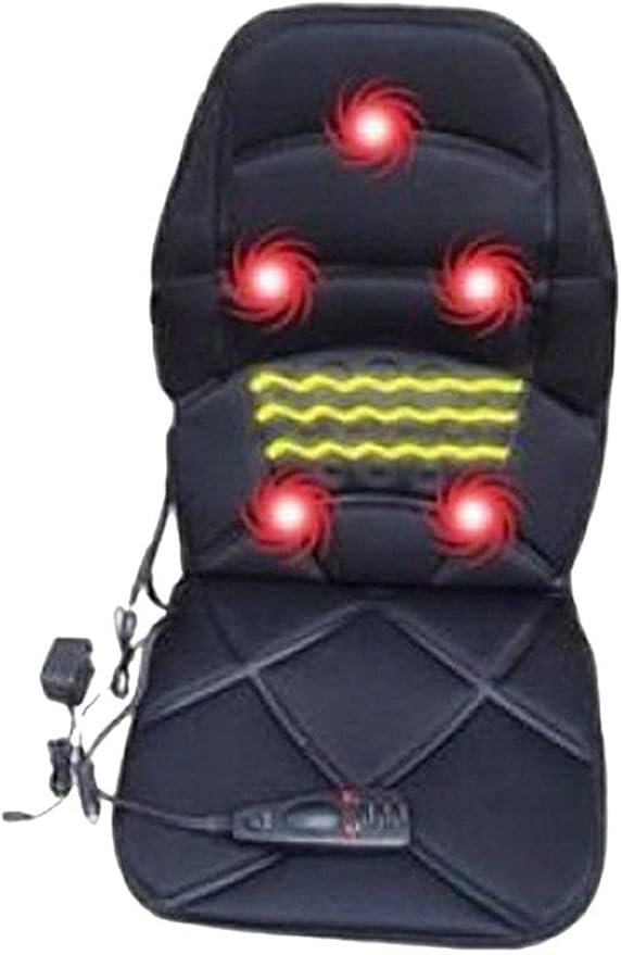 Full Body Seat Massage Topper with Heat – Home & Car Relaxation Cushion