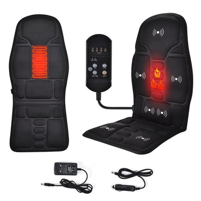 Full Body Seat Massage Topper with Heat – Home & Car Relaxation Cushion
