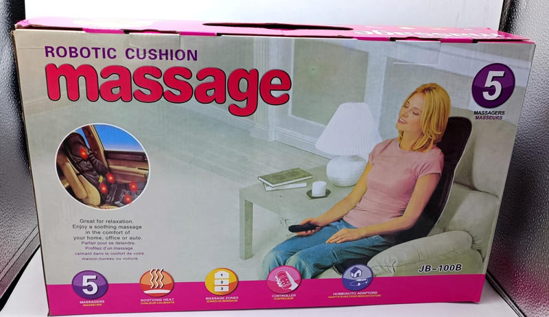 Full Body Seat Massage Topper with Heat – Home & Car Relaxation Cushion