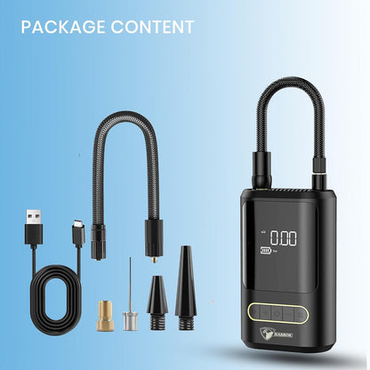 Portable Digital Air Compressor Tire Inflator – 150 PSI Wireless Air Pump with Digital Display