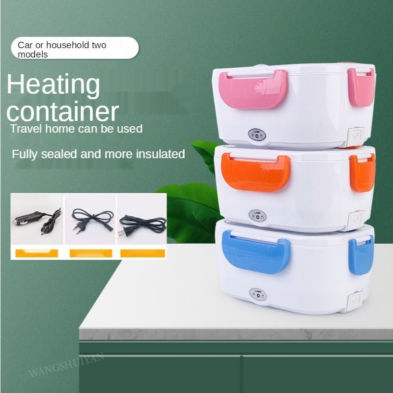 Portable Electric Heater Lunch Box – Food Warmer for Car & Travel
