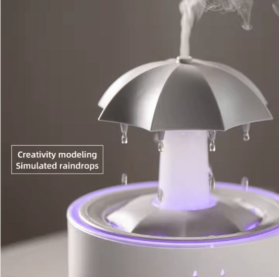 Water Drop Aroma Diffuser – Rainfall Humidifier with LED Lights & Essential Oil Aromatherapy